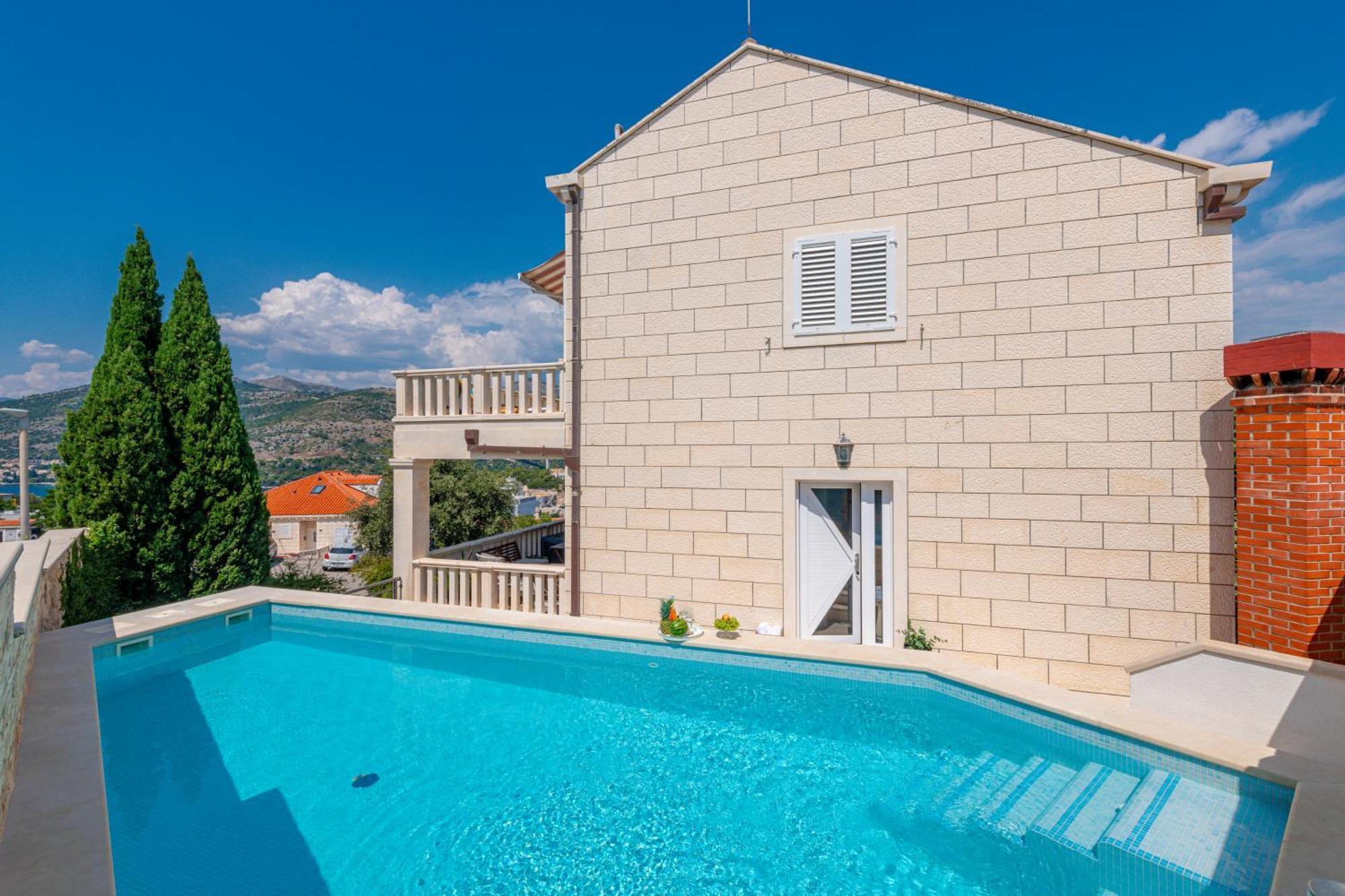 Apartment Barbara With Private Pool Dubrovník Exteriér fotografie